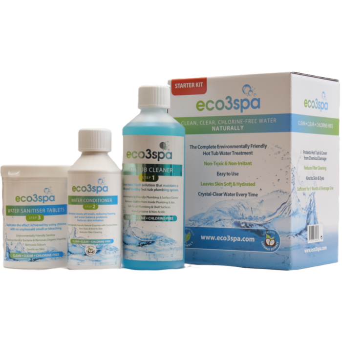          eco3spa chlorine-free, non-toxic hot tub starter kit                   